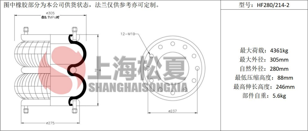 拖車用<a href='http://www.dtjkbx.cn/' target='_blank'><u>空氣彈簧</u></a>